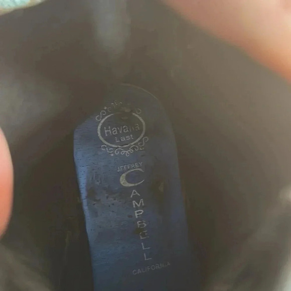 Jeffrey Campbell Havana matte black rubber Chelsea pull on rain boots 9 - Picture 6 of 7